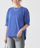 【ピエロ/Pierrot】のパフスリーブチュニックTシャツ 人気、トレンドファッション・服の通販 founy(ファニー) ファッション Fashion レディースファッション Fashion for Women トップス・カットソー Cut & Sew Tops シャツ・ブラウス・オフィスカジュアル Elegant Blouses & Button-Ups ロングTシャツ・Tシャツ Longline T-Shirts & Tees カットソー Cut and Sewn Top フェミニン Feminine, Girly プチプライス・低価格 Affordable / Budget Price thumbnail 166cm / ブルー / M|ID: prp329100003921643 ipo3291000000032758692