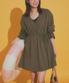 【ピエロ/Pierrot】の【ラッシュガード】2wayカシュクールトッパーチュニック ブラウン|ID: prp329100003925193 ipo3291000000036256824