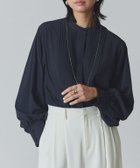【ピエロ/Pierrot】の【Akaneさんコラボ】 RASW ピンタックボリュームスリーブブラウス 166cm / ダークネイビー / M|ID: prp329100003927138 ipo3291000000031811397