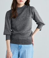 【ピエロ/Pierrot】のラメリブニット 人気、トレンドファッション・服の通販 founy(ファニー) ファッション Fashion レディースファッション Fashion for Women トップス・カットソー Cut & Sew Tops ニット Knit Tops & Sweaters トレンド Trend, Trending Now ハイネック High Neck, Mock Neck プチプライス・低価格 Affordable / Budget Price エレガント 上品 Elegant |ID:prp329100003930481