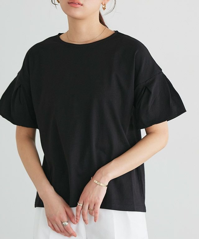 【ピエロ/Pierrot】のバルーンスリーブTシャツ インテリア・キッズ・メンズ・レディースファッション・服の通販 founy(ファニー) https://founy.com/ ファッション Fashion レディースファッション WOMEN トップス・カットソー Tops/Tshirt シャツ/ブラウス Shirts/Blouses ロング / Tシャツ T-Shirts シンプル Simple スリーブ Sleeve バルーン Balloon プチプライス・低価格 Affordable |ID: prp329100003936922 ipo3291000000025980119