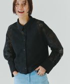 【ピエロ/Pierrot】のRASW レースクロップドワイドシャツ 人気、トレンドファッション・服の通販 founy(ファニー) ファッション Fashion レディースファッション Fashion for Women トップス・カットソー Cut & Sew Tops シャツ・ブラウス・オフィスカジュアル Elegant Blouses & Button-Ups カフス Cuff Design クロップド Cropped, Short Length バランス Balance, Style Balance フェミニン Feminine, Girly プチプライス・低価格 Affordable / Budget Price レース Lace, Lace Fabric ワイド Wide, Wide Fit thumbnail ブラック|ID: prp329100003940913 ipo3291000000036124692