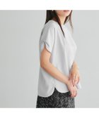 【ピエロ/Pierrot】の【アウトレットSALE!】パールタックブラウス グレー|ID: prp329100003958122 ipo3291000000036274469