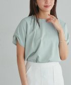 【ピエロ/Pierrot】の【アウトレットSALE!】パールタックブラウス ミントブルー|ID: prp329100003958122 ipo3291000000036274471