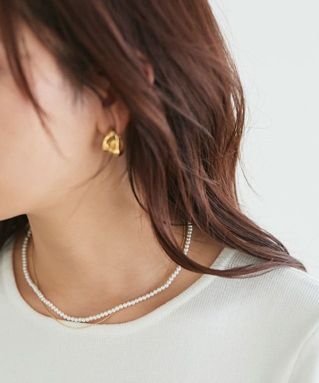 【ピエロ/Pierrot】の【silver925】パール2連ネックレス [Pierrot] インテリア・キッズ・メンズ・レディースファッション・服の通販 founy(ファニー) 　ファッション　Fashion　レディースファッション　Fashion for Women　ジュエリー　Jewelry　ネックレス　Necklaces & Pendants　送料無料　Free Shipping　アクセサリー　Fashion Accessories　ガラス　Glass, Glassware　シルバー　Silver, Metallic Silver　シンプル　Simple, Minimal　チェーン　Chain, Chain Strap　ネックレス　Necklace, Pendant Necklace　パール　Pearl, Pearl Accent　プチプライス・低価格　Affordable / Budget Price　ゴールド|ID: prp329100003972975 ipo3291000000026445110