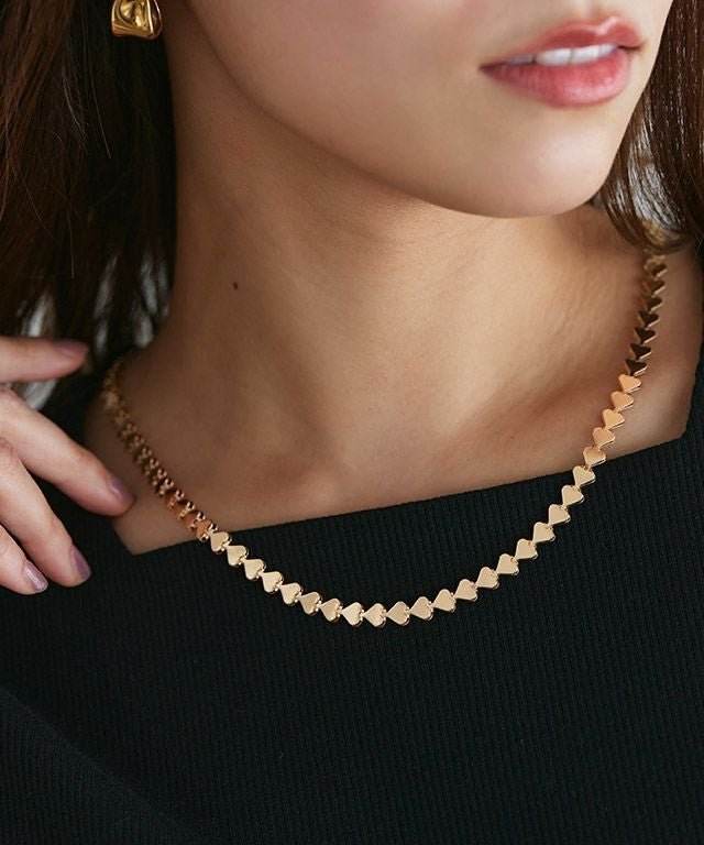 【ピエロ/Pierrot】のハートチェーンネックレス [Pierrot] 人気、トレンドファッション・服の通販 founy(ファニー) 　ファッション　Fashion　レディースファッション　Fashion for Women　ジュエリー　Jewelry　ネックレス　Necklaces & Pendants　アクセサリー　Fashion Accessories　コーティング　Coating, Coated Finish　シルバー　Silver, Metallic Silver　チェーン　Chain, Chain Strap　フェミニン　Feminine, Girly　プチプライス・低価格　Affordable / Budget Price　エレガント 上品　Elegant　 other-1|ID: prp329100003972981 ipo3291000000036274372