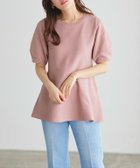 【ピエロ/Pierrot】の【アウトレットSALE!】構築袖ペプラムニット 166cm / ピンク / M|ID: prp329100003981809 ipo3291000000036274412