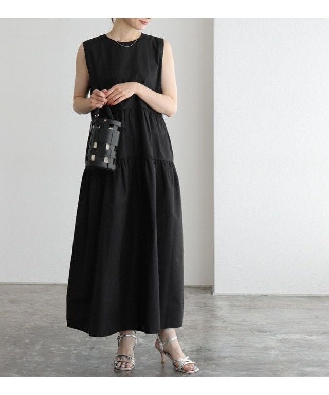 【ピエロ/Pierrot】のラウンドティアードワンピース インテリア・キッズ・メンズ・レディースファッション・服の通販 founy(ファニー) ファッション Fashion レディースファッション Fashion for Women ワンピース Dresses ギャザー Gathered, Ruffled ティアード Tiered, Tiered Style プチプライス・低価格 Affordable / Budget Price ラウンド Round, Round Neck 163cm / ブラック / M|ID: prp329100004012482 ipo3291000000036123525