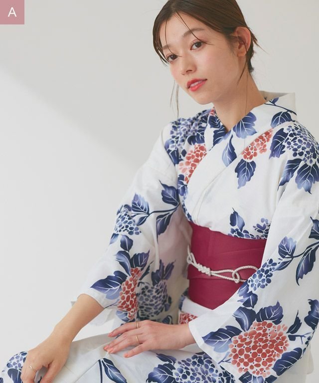 【ピエロ/Pierrot】の帯セットイージーケア浴衣 インテリア・キッズ・メンズ・レディースファッション・服の通販 founy(ファニー) 　ファッション　Fashion　レディースファッション　Fashion for Women　送料無料　Free Shipping　プチプライス・低価格　Affordable / Budget Price　A|ID: prp329100004013886 ipo3291000000036123448