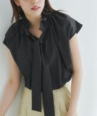 【ピエロ/Pierrot】のフリルタイフレンチブラウス 人気、トレンドファッション・服の通販 founy(ファニー) ファッション Fashion レディースファッション Ladies' Fashion Online トップス・カットソー Tops/Tshirt シャツ/ブラウス Shirts/Blouses おすすめ Recommend シャーリング Shirring ジャケット Jacket スタンド Stand スリーブ Sleeve フェミニン Feminine フリル Frills フレンチ French プチプライス・低価格 Affordable リボン Ribbon thumbnail フリルタイフレンチブラウス|ID: prp329100004021954 ipo3291000000031952544