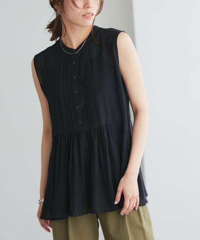 【ピエロ/Pierrot】の楊柳ペプラムブラウス インテリア・キッズ・メンズ・レディースファッション・服の通販 founy(ファニー) https://founy.com/ ファッション Fashion レディースファッション Ladies' Fashion Online トップス・カットソー Tops/Tshirt シャツ/ブラウス Shirts/Blouses プチプライス・低価格 Affordable ペプラム Peplum エレガント 上品 Elegant |ID: prp329100004021955 ipo3291000000026679197
