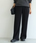 【ピエロ/Pierrot】のジャカードプリーツワイドパンツ 157cm / ブラック / M|ID: prp329100004042396 ipo3291000000033833182