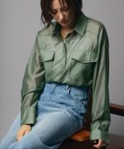 【ピエロ/Pierrot】のRASW シアーマルチwayシャツ 人気、トレンドファッション・服の通販 founy(ファニー) ファッション Fashion レディースファッション WOMEN トップス・カットソー Tops/Tshirt シャツ/ブラウス Shirts/Blouses 2024年 2024 2024-2025秋冬・A/W Aw/Autumn/Winter/Fw/Fall/2024-2025 カシュクール Cachecoeur シアー Sheer トレンド Trend フラップ Flap プチプライス・低価格 Affordable ポケット Pocket ヨーク Yoke thumbnail アッシュグリーン|ID: prp329100004065154 ipo3291000000028147155