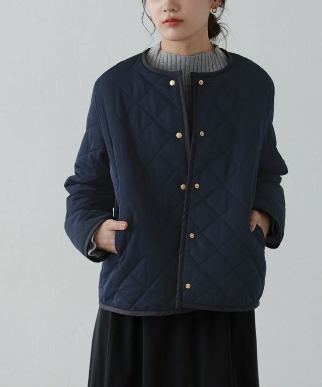 【ピエロ/Pierrot】のショート丈キルティングコート 人気、トレンドファッション・服の通販 founy(ファニー) 　ファッション　Fashion　レディースファッション　WOMEN　アウター　Coat Outerwear　コート　Coats　ジャケット　Jackets　キルティング　Quilting　コンパクト　Compact　ショート　Short　パイピング　Piping　プチプライス・低価格　Affordable　エレガント 上品　Elegant　 other-1|ID: prp329100004078301 ipo3291000000027550418