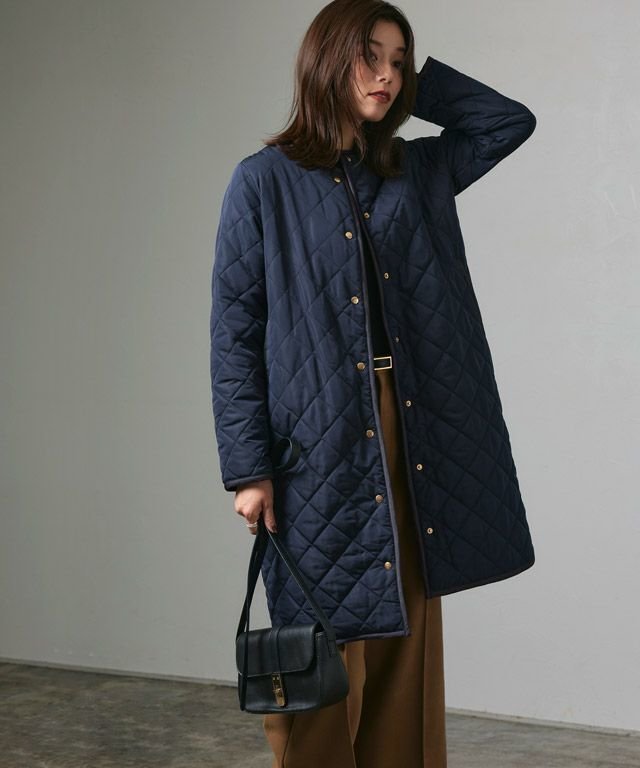 【ピエロ/Pierrot】の選べる丈キルティングコート 人気、トレンドファッション・服の通販 founy(ファニー) 　ファッション　Fashion　レディースファッション　WOMEN　アウター　Coat Outerwear　コート　Coats　ジャケット　Jackets　キルティング　Quilting　ショート　Short　トレンド　Trend　パイピング　Piping　プチプライス・低価格　Affordable　ミドル　Middle　エレガント 上品　Elegant　再入荷　Restock/Back In Stock/Re Arrival　 other-1|ID: prp329100004078301 ipo3291000000028907886