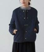 【ピエロ/Pierrot】の選べる丈キルティングコート 163cm / ネイビー×ネイビー / ショート丈 / M|ID: prp329100004078301 ipo3291000000034606849