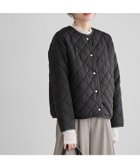 【ピエロ/Pierrot】の選べる丈キルティングコート 167cm / ブラック×ブラック / ショート丈 / M|ID: prp329100004078301 ipo3291000000034768755