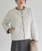 【ピエロ/Pierrot】の選べる丈キルティングコート 167cm / アイボリー×ベージュ / ショート丈 / M|ID: prp329100004078301 ipo3291000000035935532