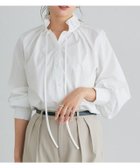 【ピエロ/Pierrot】のフリルカラーシャツ 人気、トレンドファッション・服の通販 founy(ファニー) ファッション Fashion レディースファッション WOMEN トップス・カットソー Tops/Tshirt シャツ/ブラウス Shirts/Blouses 2024年 2024 2024-2025秋冬・A/W Aw/Autumn/Winter/Fw/Fall/2024-2025 カフス Cuffs シャーリング Shirring スタンド Stand フリル Frills プチプライス・低価格 Affordable thumbnail オフホワイト|ID: prp329100004083777 ipo3291000000027625394