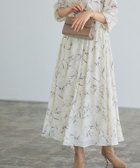 【ピエロ/Pierrot】の花柄ギャザーフレアスカート 人気、トレンドファッション・服の通販 founy(ファニー) ファッション Fashion レディースファッション WOMEN スカート Skirt Aライン/フレアスカート Flared A-Line Skirts 2024年 2024 2024-2025秋冬・A/W Aw/Autumn/Winter/Fw/Fall/2024-2025 シンプル Simple フェミニン Feminine プチプライス・低価格 Affordable thumbnail アイボリー|ID: prp329100004088666 ipo3291000000027686763