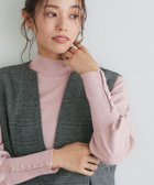 【ピエロ/Pierrot】の【一部予約】ネックが選べるクルミボタンボリューム袖ニット 人気、トレンドファッション・服の通販 founy(ファニー) ファッション Fashion レディースファッション Fashion for Women トップス・カットソー Cut & Sew Tops ニット Knit Tops & Sweaters 送料無料 Free Shipping インナー Innerwear シンプル Simple, Minimal ジャケット Jacket, Outerwear プチプライス・低価格 Affordable / Budget Price thumbnail 167cm / ライトピンク / ハイネック / M|ID: prp329100004097035 ipo3291000000033345650