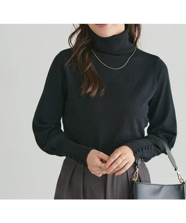 【ピエロ/Pierrot】のネックが選べるクルミボタンボリューム袖ニット 人気、トレンドファッション・服の通販 founy(ファニー) ファッション Fashion レディースファッション Fashion for Women トップス・カットソー Cut & Sew Tops ニット Knit Tops & Sweaters 送料無料 Free Shipping インナー Innerwear シンプル Simple, Minimal ジャケット Jacket, Outerwear プチプライス・低価格 Affordable / Budget Price other-1|ID: prp329100004097035 ipo3291000000034169576