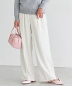 【ピエロ/Pierrot】の【C会場】センタープレスタックワイドパンツ 人気、トレンドファッション・服の通販 founy(ファニー) ファッション Fashion レディースファッション Fashion for Women パンツ Pants & Trousers 送料無料 Free Shipping センター Center, Center Line プチプライス・低価格 Affordable / Budget Price thumbnail 162cm / オフホワイト / M|ID: prp329100004097038 ipo3291000000036122477