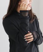 【ピエロ/Pierrot】のデザインが選べるドッキングカットソー 人気、トレンドファッション・服の通販 founy(ファニー) ファッション Fashion レディースファッション Fashion for Women トップス・カットソー Cut & Sew Tops カットソー・ベーシックTシャツ Cut-and-Sewn Tops / Stretch Tees & Basics インナー Innerwear カフス Cuff Design コンパクト Compact, Small Size シアー Sheer, See-Through シャーリング Shirring, Ruched とろみ Fluid, Flowy Fabric パール Pearl, Pearl Accent フェザー Feather, Feather Detail フレア Flare, Flared ベスト Vest, Waistcoat ボトム Bottoms, Lower Wear プチプライス・低価格 Affordable / Budget Price thumbnail 150cm / ブラック / タートルネック / シアーカフス / M|ID: prp329100004097075 ipo3291000000036122538