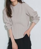 【ピエロ/Pierrot】のフリルネックタックTブラウス【UVカット】 人気、トレンドファッション・服の通販 founy(ファニー) ファッション Fashion レディースファッション Fashion for Women トップス・カットソー Cut & Sew Tops シャツ・ブラウス・オフィスカジュアル Elegant Blouses & Button-Ups 送料無料 Free Shipping カットソー Cut and Sewn Top ジョーゼット Georgette, Semi-Sheer Fabric フリル Frill, Ruffle プチプライス・低価格 Affordable / Budget Price thumbnail 167cm / グレー / M|ID: prp329100004106031 ipo3291000000033396672