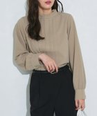 【ピエロ/Pierrot】のフリルネックタックTブラウス【UVカット】 人気、トレンドファッション・服の通販 founy(ファニー) ファッション Fashion レディースファッション Fashion for Women トップス・カットソー Cut & Sew Tops シャツ・ブラウス・オフィスカジュアル Elegant Blouses & Button-Ups 送料無料 Free Shipping カットソー Cut and Sewn Top ジョーゼット Georgette, Semi-Sheer Fabric フリル Frill, Ruffle プチプライス・低価格 Affordable / Budget Price thumbnail 167cm / ベージュ / M|ID: prp329100004106031 ipo3291000000033396674
