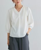 【ピエロ/Pierrot】のVネック7分袖Tブラウス 人気、トレンドファッション・服の通販 founy(ファニー) ファッション Fashion レディースファッション WOMEN トップス・カットソー Tops/Tshirt シャツ/ブラウス Shirts/Blouses Vネック V-Neck 送料無料 Free Shipping 2024年 2024 2024-2025秋冬・A/W Aw/Autumn/Winter/Fw/Fall/2024-2025 カットソー Cut And Sew ジョーゼット Georgette フェミニン Feminine プチプライス・低価格 Affordable thumbnail オフホワイト|ID: prp329100004106038 ipo3291000000027915377