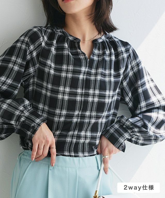 【ピエロ/Pierrot】の選べる柄2wayギャザーブラウス インテリア・キッズ・メンズ・レディースファッション・服の通販 founy(ファニー) https://founy.com/ ファッション Fashion レディースファッション WOMEN トップス・カットソー Tops/Tshirt シャツ/ブラウス Shirts/Blouses 送料無料 Free Shipping ギャザー Gather スリーブ Sleeve チェック Check ドット Dot フロント Front プチプライス・低価格 Affordable エレガント 上品 Elegant 無地 Plain Color |ID: prp329100004110854 ipo3291000000031635021