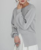 【ピエロ/Pierrot】の多機能パールボタンニットカーディガン 人気、トレンドファッション・服の通販 founy(ファニー) ファッション Fashion レディースファッション Fashion for Women トップス・カットソー Cut & Sew Tops ニット Knit Tops & Sweaters カーディガン・羽織り Layered Style Cardigans ウォッシャブル Machine Washable カーディガン Cardigan, Knitwear スリット Slit, Slit Detail パール Pearl, Pearl Accent フェミニン Feminine, Girly プチプライス・低価格 Affordable / Budget Price エレガント 上品 Elegant 抗菌 Antibacterial, Bacteria-Resistant thumbnail 166cm / グレー / M|ID: prp329100004120916 ipo3291000000036122739