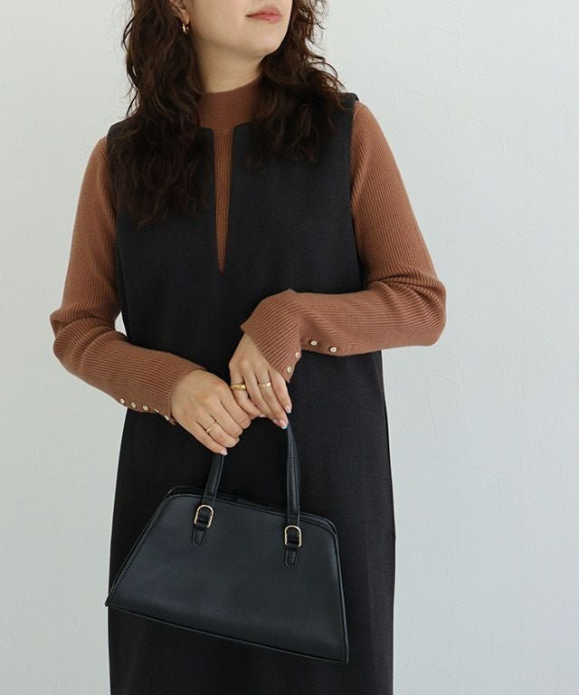 【ピエロ/Pierrot】のウールタッチジャンパースカート インテリア・キッズ・メンズ・レディースファッション・服の通販 founy(ファニー) ファッション Fashion レディースファッション Fashion for Women スカート Skirts エレガント 上品 Elegant シンプル Simple, Minimal プチプライス・低価格 Affordable / Budget Price 157cm / ブラック / M|ID: prp329100004120935 ipo3291000000036069953