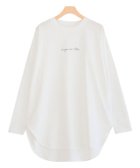 【ピエロ/Pierrot】のコットンロングスリーブロゴTシャツ 人気、トレンドファッション・服の通販 founy(ファニー) ファッション Fashion レディースファッション WOMEN トップス・カットソー Tops/Tshirt シャツ/ブラウス Shirts/Blouses ロング / Tシャツ T-Shirts インナー Inner スリーブ Sleeve プチプライス・低価格 Affordable リラックス Relax ルーズ Loose ロング Long 吸水 Water Absorption thumbnail オフホワイト|ID: prp329100004120937 ipo3291000000028111067