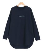 【ピエロ/Pierrot】のコットンロングスリーブロゴTシャツ ネイビー|ID:prp329100004120937