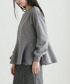 【ピエロ/Pierrot】の裏起毛フレアデザインプルオーバー 人気、トレンドファッション・服の通販 founy(ファニー) ファッション Fashion レディースファッション Fashion for Women トップス・カットソー Cut & Sew Tops カジュアルプルオーバー・ニットトップス Pullovers & Knit Tops / Casual Pullovers スウェット / スエット Sweatshirt, Sweatwear フレア Flare, Flared プチプライス・低価格 Affordable / Budget Price エレガント 上品 Elegant thumbnail 163cm / 杢チャコール / M|ID: prp329100004120942 ipo3291000000036070496