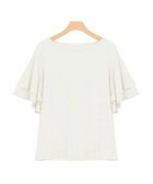 【ピエロ/Pierrot】の2typeデザインとろみ素材Tシャツ [Pierrot] 人気、トレンドファッション・服の通販 founy(ファニー) ファッション Fashion レディースファッション WOMEN トップス・カットソー Tops/Tshirt シャツ/ブラウス Shirts/Blouses ロング / Tシャツ T-Shirts ショルダー Shoulder スリーブ Sleeve とろみ Thickness デコルテ Decolletage ドロップ Drop フェミニン Feminine フレア Flare プチプライス・低価格 Affordable おすすめ Recommend エレガント 上品 Elegant thumbnail オフホワイト|ID: prp329100004120956 ipo3291000000028111581