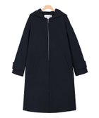 【ピエロ/Pierrot】のフード付きノーカラーコート 人気、トレンドファッション・服の通販 founy(ファニー) ファッション Fashion レディースファッション WOMEN アウター Coat Outerwear コート Coats ジャケット Jackets プチプライス・低価格 Affordable メルトン Melton エレガント 上品 Elegant thumbnail ネイビー|ID: prp329100004120957 ipo3291000000028111885