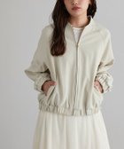 【ピエロ/Pierrot】のツイルブルゾン 人気、トレンドファッション・服の通販 founy(ファニー) ファッション Fashion レディースファッション WOMEN アウター Coat Outerwear ジャケット Jackets ブルゾン Blouson/Jackets シンプル Simple スリーブ Sleeve プチプライス・低価格 Affordable エレガント 上品 Elegant thumbnail アイボリー|ID: prp329100004120973 ipo3291000000028113324