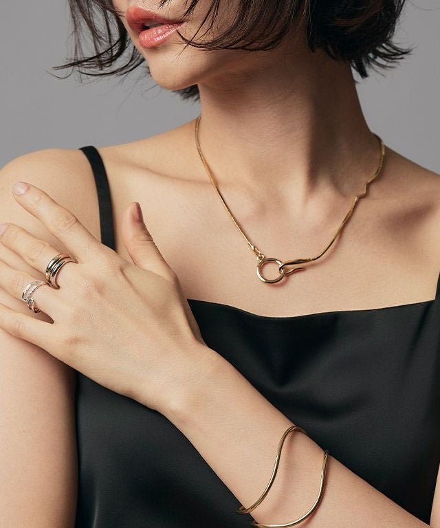 【ピエロ/Pierrot】のRASW リングフックスネークチェーンネックレス[Pierrot] 人気、トレンドファッション・服の通販 founy(ファニー) 　ファッション　Fashion　レディースファッション　Fashion for Women　ジュエリー　Jewelry　ファッションリング　Fashion Rings　ネックレス　Necklaces & Pendants　アクセサリー　Fashion Accessories　コーティング　Coating, Coated Finish　シルバー　Silver, Metallic Silver　シンプル　Simple, Minimal　トレンド　Trend, Trending Now　プチプライス・低価格　Affordable / Budget Price　 other-1|ID: prp329100004123559 ipo3291000000036122999