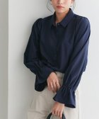 【ピエロ/Pierrot】の【F会場】キャンディスリーブシャツ 人気、トレンドファッション・服の通販 founy(ファニー) ファッション Fashion レディースファッション Fashion for Women トップス・カットソー Cut & Sew Tops シャツ・ブラウス・オフィスカジュアル Elegant Blouses & Button-Ups シンプル Simple, Minimal フェミニン Feminine, Girly プチプライス・低価格 Affordable / Budget Price エレガント 上品 Elegant thumbnail 167cm / ネイビー / M|ID: prp329100004136428 ipo3291000000036123161