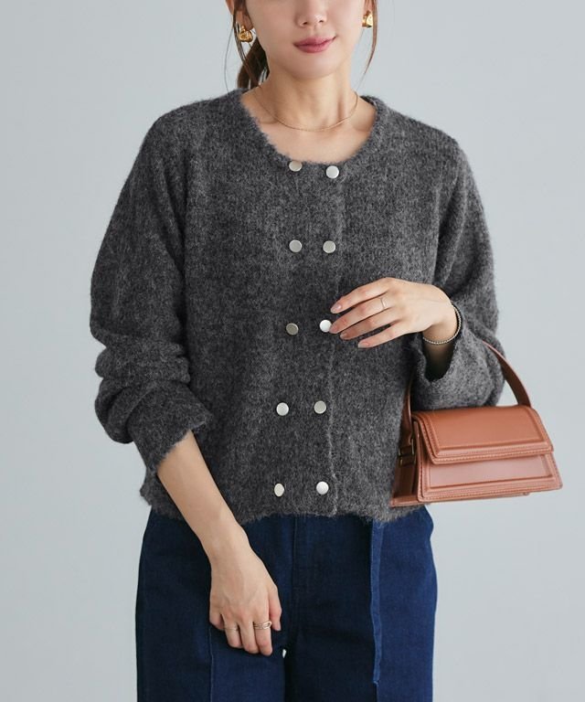 【ピエロ/Pierrot】のウールミックスダブルボタンニットカーディガン 人気、トレンドファッション・服の通販 founy(ファニー) ファッション Fashion レディースファッション Fashion for Women トップス・カットソー Cut & Sew Tops ニット Knit Tops & Sweaters カーディガン・羽織り Layered Style Cardigans カーディガン Cardigan, Knitwear ジャケット Jacket, Outerwear トレンド Trend, Trending Now プチプライス・低価格 Affordable / Budget Price other-1|ID: prp329100004136429 ipo3291000000036123169