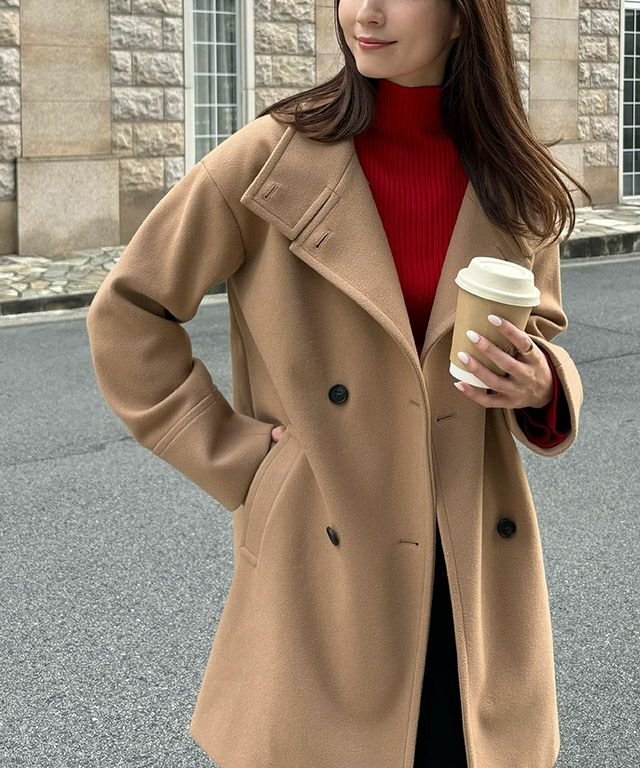 【ピエロ/Pierrot】のスタンドカラーミドルコート インテリア・キッズ・メンズ・レディースファッション・服の通販 founy(ファニー) 　ファッション　Fashion　レディースファッション　Fashion for Women　アウター　Coat / Outerwear Collection　コート・ロングコート・ピーコート　Long Coats, Peacoats & More　レディースジャケット・軽アウター　Jackets　スタンド　Stand Collar, Upright Stand　トレンド　Trend, Trending Now　プチプライス・低価格　Affordable / Budget Price　ミドル　Middle Length, Mid Height　メルトン　Melton, Heavy Wool　エレガント 上品　Elegant　防寒　Cold Protection, Winter-Ready　スタンドカラーミドルコート|ID: prp329100004136439 ipo3291000000036122905