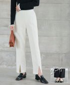 【ピエロ/Pierrot】の2wayフロントスリットパンツ 人気、トレンドファッション・服の通販 founy(ファニー) ファッション Fashion レディースファッション Fashion for Women パンツ Pants & Trousers シンプル Simple, Minimal ストレッチ Stretch, Stretchy Fabric スリット Slit, Slit Detail フロント Front, Front Design プチプライス・低価格 Affordable / Budget Price thumbnail 2wayフロントスリットパンツ|ID: prp329100004136445 ipo3291000000036122974