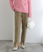 【ピエロ/Pierrot】の2wayフロントスリットパンツ 人気、トレンドファッション・服の通販 founy(ファニー) ファッション Fashion レディースファッション Fashion for Women パンツ Pants & Trousers シンプル Simple, Minimal ストレッチ Stretch, Stretchy Fabric スリット Slit, Slit Detail フロント Front, Front Design プチプライス・低価格 Affordable / Budget Price thumbnail 157cm / M / ベージュ|ID: prp329100004136445 ipo3291000000036122975