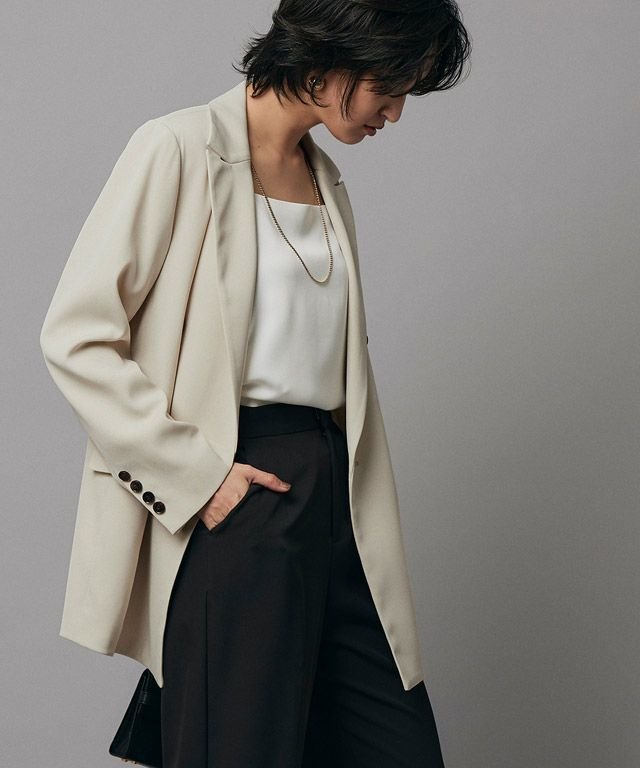【ピエロ/Pierrot】のRASW ダブルブレストテーラードジャケット インテリア・キッズ・メンズ・レディースファッション・服の通販 founy(ファニー) https://founy.com/ ファッション Fashion レディースファッション Fashion for Women アウター Coat / Outerwear Collection レディースジャケット・軽アウター Jackets テーラードジャケット / 通勤・きれいめスタイル Tailored Jackets & Blazers 送料無料 Free Shipping シンプル Simple, Minimal ダブル Double, Double-Breasted ツイル Twist, Twisted Detail プチプライス・低価格 Affordable / Budget Price マニッシュ Mannish, Boyish エレガント 上品 Elegant |ID: prp329100004136451 ipo3291000000030140115