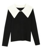 【ピエロ/Pierrot】のビッグカラーニット 人気、トレンドファッション・服の通販 founy(ファニー) ファッション Fashion レディースファッション WOMEN トップス・カットソー Tops/Tshirt ニット Knit Tops デコルテ Decolletage プチプライス・低価格 Affordable エレガント 上品 Elegant thumbnail ブラック|ID: prp329100004136465 ipo3291000000028317351