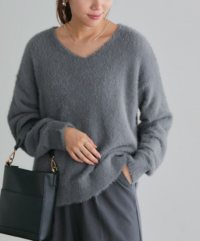 【ピエロ/Pierrot】の【B会場】選べるショートシャギーニット 人気、トレンドファッション・服の通販 founy(ファニー) 　ファッション　Fashion　レディースファッション　Fashion for Women　トップス・カットソー　Cut & Sew Tops　ニット　Knit Tops & Sweaters　コンパクト　Compact, Small Size　ストレート　Straight, Straight Cut　タートル　Turtleneck, Turtle Collar　ハイネック　High Neck, Mock Neck　バランス　Balance, Style Balance　プチプライス・低価格　Affordable / Budget Price　ボトム　Bottoms, Lower Wear　 other-1|ID: prp329100004140594 ipo3291000000035482494