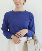 【ピエロ/Pierrot】の洗えるふんわりカシミヤタッチニット 163cm / ロイヤルブルー / ボートネック / M|ID: prp329100004140595 ipo3291000000034911652